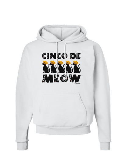 Five Cats - Cinco de Meow Hoodie Sweatshirt by TooLoud-Hoodie-TooLoud-White-Small-Davson Sales