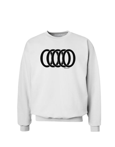 Five Golden Rings Sweatshirt-Sweatshirts-TooLoud-White-Small-Davson Sales