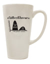 Flatten the Curve Graph - Expertly Crafted 16 Ounce Conical Latte Coffee Mug - TooLoud-Conical Latte Mug-TooLoud-Davson Sales