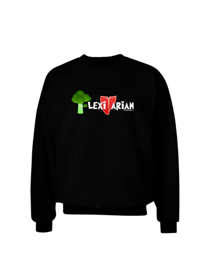 Flexitarian Adult Dark Sweatshirt by TooLoud-Sweatshirts-TooLoud-Black-Small-Davson Sales