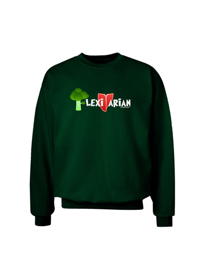 Flexitarian Adult Dark Sweatshirt by TooLoud-Sweatshirts-TooLoud-Deep-Forest-Green-Small-Davson Sales