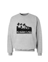 Florida Love - Palm Trees Cutout Design Sweatshirt by TooLoud-Sweatshirts-TooLoud-AshGray-Small-Davson Sales