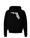 Florida - United States Shape Dark Hoodie Sweatshirt by TooLoud-Hoodie-TooLoud-Black-Small-Davson Sales