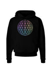 Flower of Life Circle Dark Hoodie Sweatshirt-Hoodie-TooLoud-Black-Small-Davson Sales