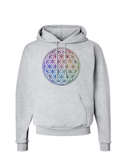 Flower of Life Circle Hoodie Sweatshirt-Hoodie-TooLoud-AshGray-Small-Davson Sales