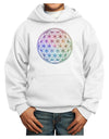 Flower of Life Circle Youth Hoodie Pullover Sweatshirt-Youth Hoodie-TooLoud-White-XS-Davson Sales