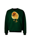 Fluffy Chick Adult Dark Sweatshirt-Sweatshirts-TooLoud-Deep-Forest-Green-Small-Davson Sales