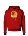 Fluffy Chick Dark Hoodie Sweatshirt-Hoodie-TooLoud-Red-Small-Davson Sales