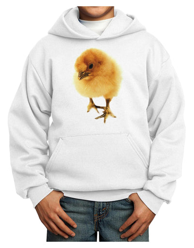 Fluffy Chick Youth Hoodie Pullover Sweatshirt-Youth Hoodie-TooLoud-White-XS-Davson Sales