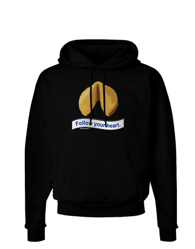 Follow Your Heart Fortune Dark Hoodie Sweatshirt-Hoodie-TooLoud-Black-Small-Davson Sales