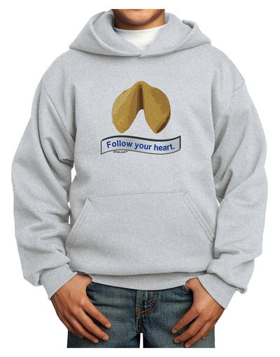 Follow Your Heart Fortune Youth Hoodie Pullover Sweatshirt-Youth Hoodie-TooLoud-Ash-XS-Davson Sales