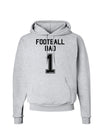 Football Dad Jersey Hoodie Sweatshirt by TooLoud-Hoodie-TooLoud-AshGray-Small-Davson Sales