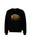 Football Turkey Happy Thanksgiving Adult Dark Sweatshirt-Sweatshirts-TooLoud-Black-Small-Davson Sales