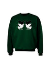 Four Calling Birds Adult Dark Sweatshirt-Sweatshirts-TooLoud-Deep-Forest-Green-Small-Davson Sales