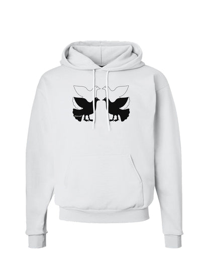 Four Calling Birds Hoodie Sweatshirt-Hoodie-TooLoud-White-Small-Davson Sales