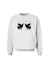 Four Calling Birds Sweatshirt-Sweatshirts-TooLoud-White-Small-Davson Sales