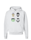 Four Lil Monsters - Halloween Design Hoodie Sweatshirt-Hoodie-TooLoud-White-Small-Davson Sales