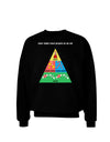 Four Main Food Groups of an Elf - Christmas Adult Dark Sweatshirt-Sweatshirts-TooLoud-Black-Small-Davson Sales