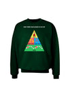 Four Main Food Groups of an Elf - Christmas Adult Dark Sweatshirt-Sweatshirts-TooLoud-Deep-Forest-Green-Small-Davson Sales