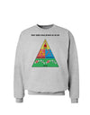 Four Main Food Groups of an Elf - Christmas Sweatshirt-Sweatshirts-TooLoud-AshGray-Small-Davson Sales