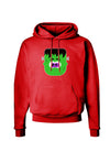 Frankenstein Face Halloween Dark Hoodie Sweatshirt-Hoodie-TooLoud-Red-Small-Davson Sales