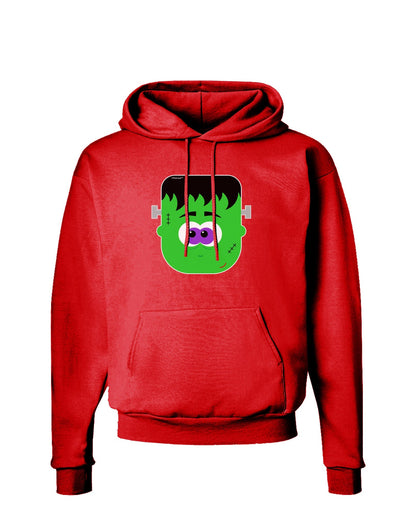 Frankenstein Face Halloween Dark Hoodie Sweatshirt-Hoodie-TooLoud-Red-Small-Davson Sales