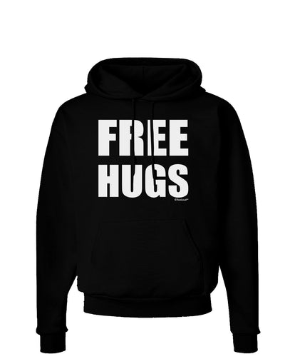 Free Hugs Dark Hoodie Sweatshirt-Hoodie-TooLoud-Black-Small-Davson Sales