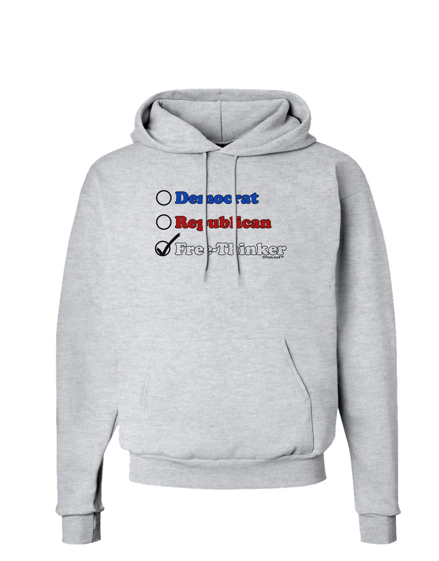 Free Thinker Checklist Hoodie Sweatshirt-Hoodie-TooLoud-AshGray-Small-Davson Sales