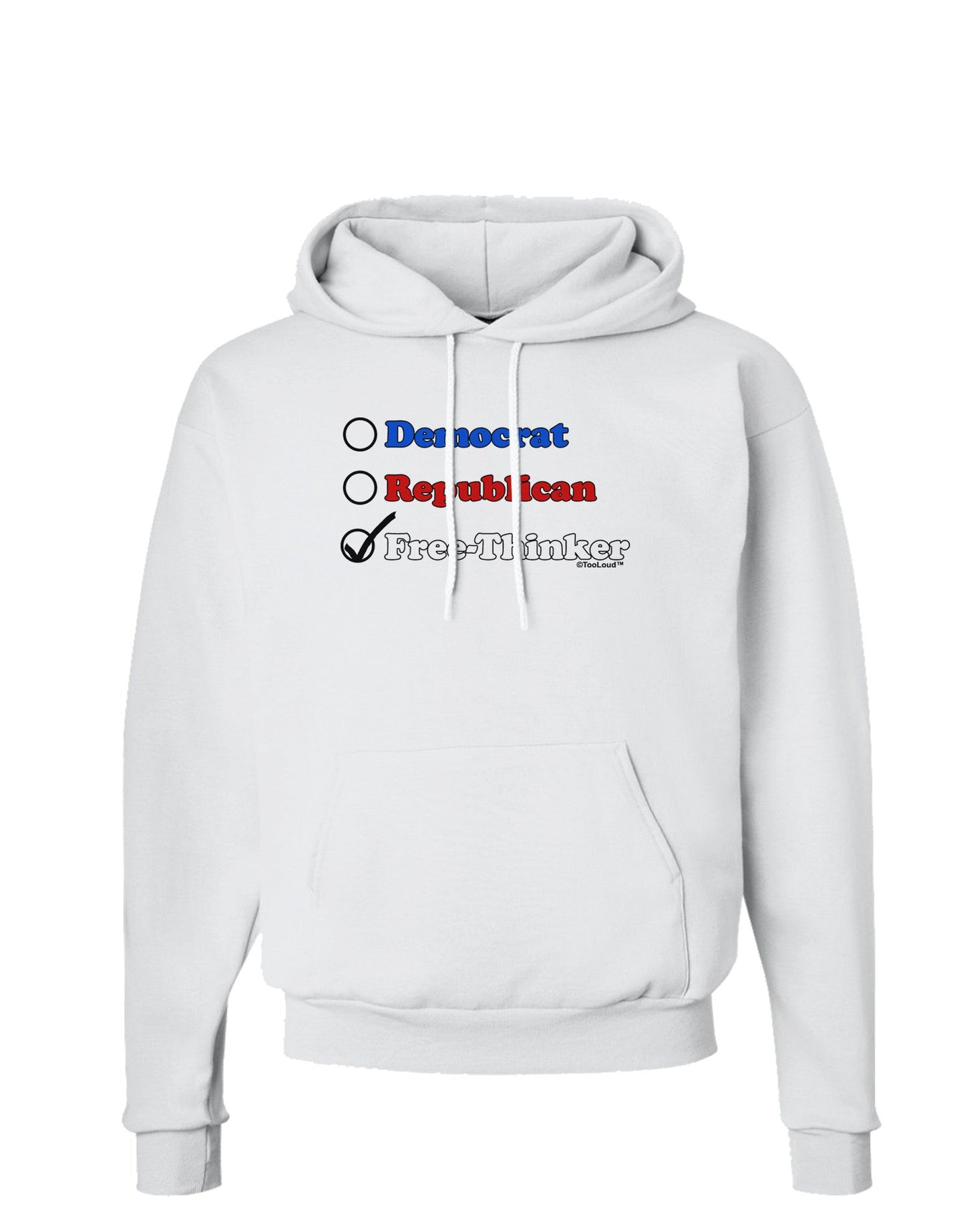 Free Thinker Checklist Hoodie Sweatshirt-Hoodie-TooLoud-White-Small-Davson Sales