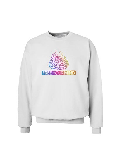 Free Your Mind Sweatshirt-Sweatshirt-TooLoud-White-Small-Davson Sales