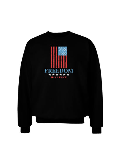 Freedom Flag Color Adult Dark Sweatshirt-Sweatshirts-TooLoud-Black-Small-Davson Sales