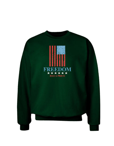 Freedom Flag Color Adult Dark Sweatshirt-Sweatshirts-TooLoud-Deep-Forest-Green-Small-Davson Sales