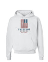 Freedom Flag Color Hoodie Sweatshirt-Hoodie-TooLoud-White-Small-Davson Sales