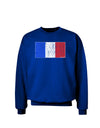 French Flag - France Distressed Adult Dark Sweatshirt by TooLoud-Sweatshirts-TooLoud-Deep-Royal-Blue-Small-Davson Sales