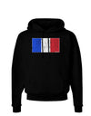 French Flag - France Distressed Dark Hoodie Sweatshirt by TooLoud-Hoodie-TooLoud-Black-Small-Davson Sales