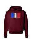 French Flag - France Distressed Dark Hoodie Sweatshirt by TooLoud-Hoodie-TooLoud-Maroon-Small-Davson Sales