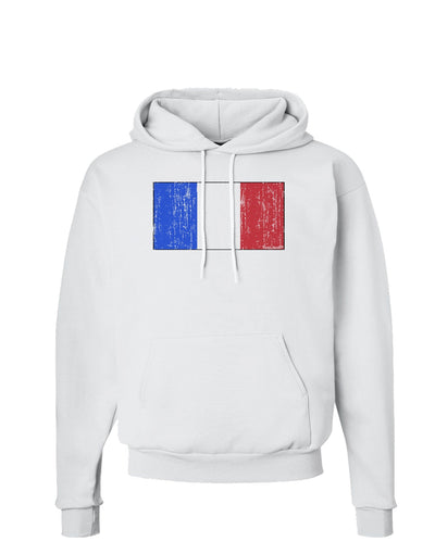 French Flag - France Distressed Hoodie Sweatshirt by TooLoud-Hoodie-TooLoud-White-Small-Davson Sales