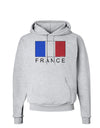 French Flag - France Text Hoodie Sweatshirt by TooLoud-Hoodie-TooLoud-AshGray-Small-Davson Sales