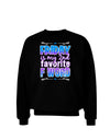 Friday - 2nd Favorite F Word Adult Dark Sweatshirt-Sweatshirts-TooLoud-Black-Small-Davson Sales