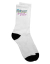 Friday Vibes - Adult Crew Socks for a Fun-filled Weekend - TooLoud-Socks-TooLoud-White-Ladies-4-6-Davson Sales