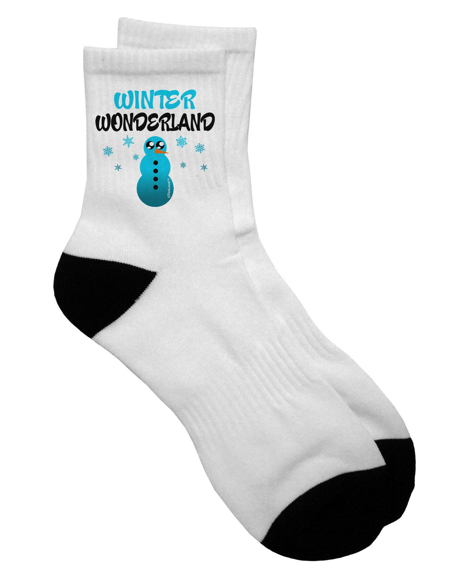 Frosty Delight Adult Short Socks - TooLoud-Socks-TooLoud-White-Ladies-4-6-Davson Sales