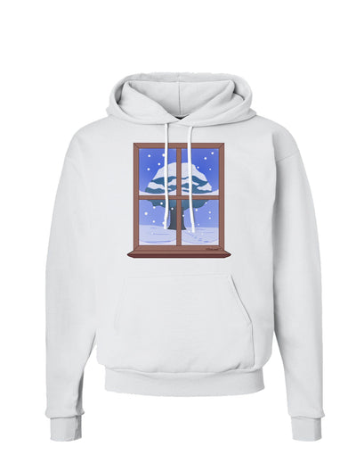 Frosty Window Design Hoodie Sweatshirt-Hoodie-TooLoud-White-Small-Davson Sales