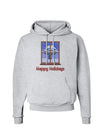 Frosty Window - Happy Holidays Hoodie Sweatshirt-Hoodie-TooLoud-AshGray-Small-Davson Sales