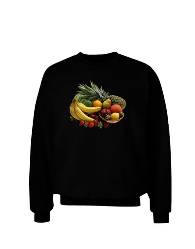 Fruit Basket Still Life Adult Dark Sweatshirt-Sweatshirts-TooLoud-Black-Small-Davson Sales