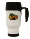 Fruit Basket Still Life Stainless Steel 14oz Travel Mug-Travel Mugs-TooLoud-White-Davson Sales