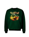 Fruity Fruit Basket 2 Adult Dark Sweatshirt-Sweatshirts-TooLoud-Deep-Forest-Green-Small-Davson Sales