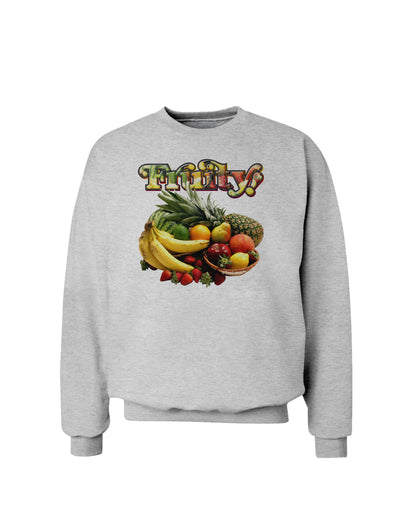 Fruity Fruit Basket 2 Sweatshirt-Sweatshirts-TooLoud-AshGray-Small-Davson Sales