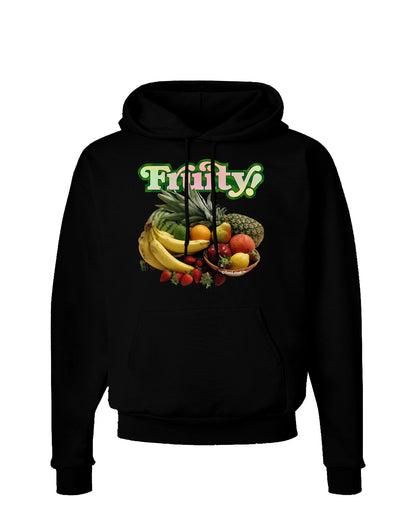 Fruity Fruit Basket Dark Hoodie Sweatshirt-Hoodie-TooLoud-Black-Small-Davson Sales