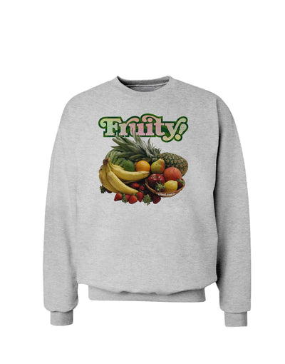 Fruity Fruit Basket Sweatshirt-Sweatshirts-TooLoud-AshGray-Small-Davson Sales