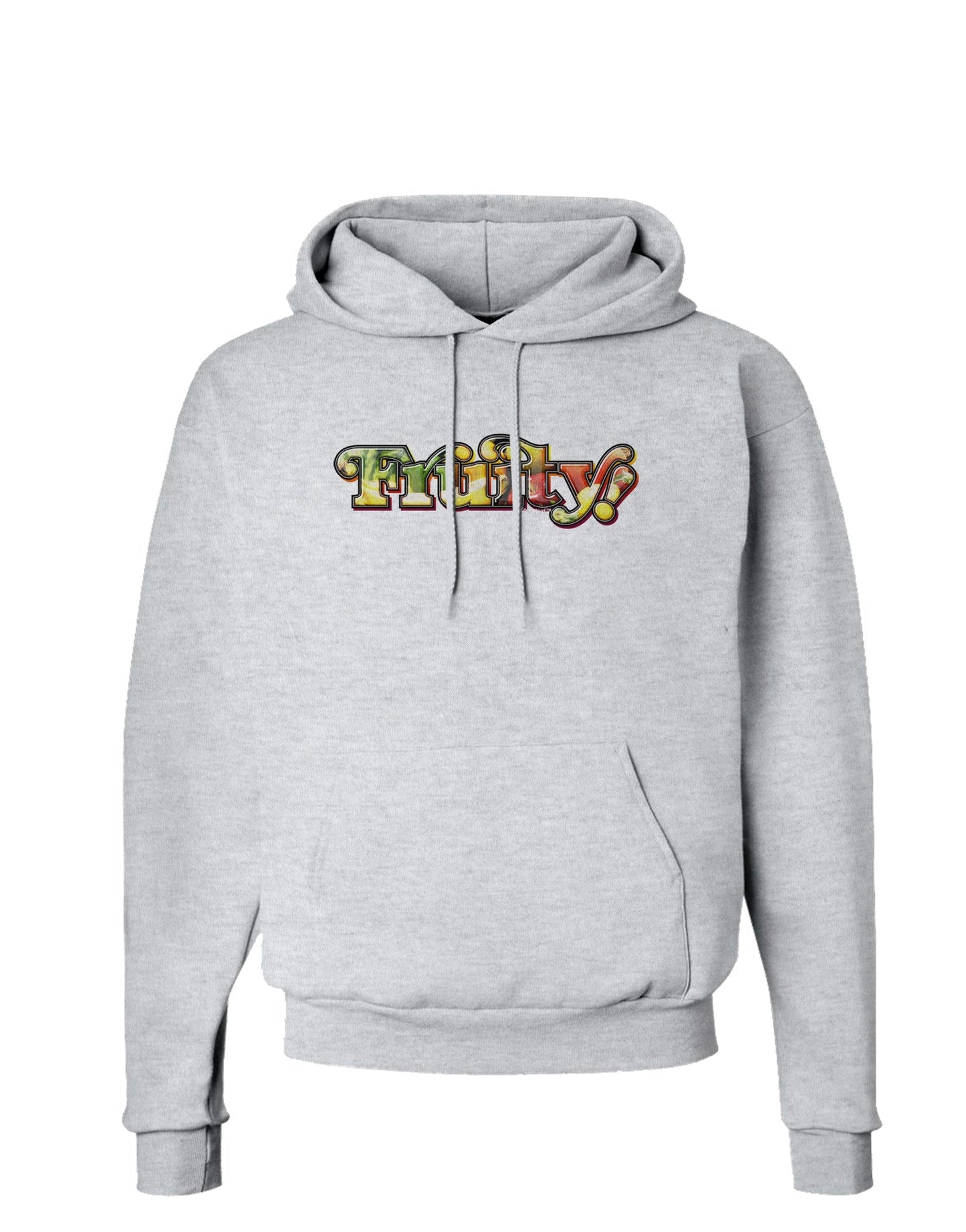 Fruity Text Hoodie Sweatshirt-Hoodie-TooLoud-AshGray-Small-Davson Sales